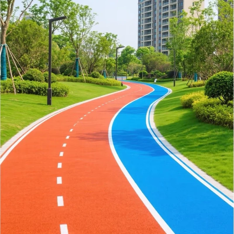 Një shtresë e shtresës surfacr sportive EPDM për park